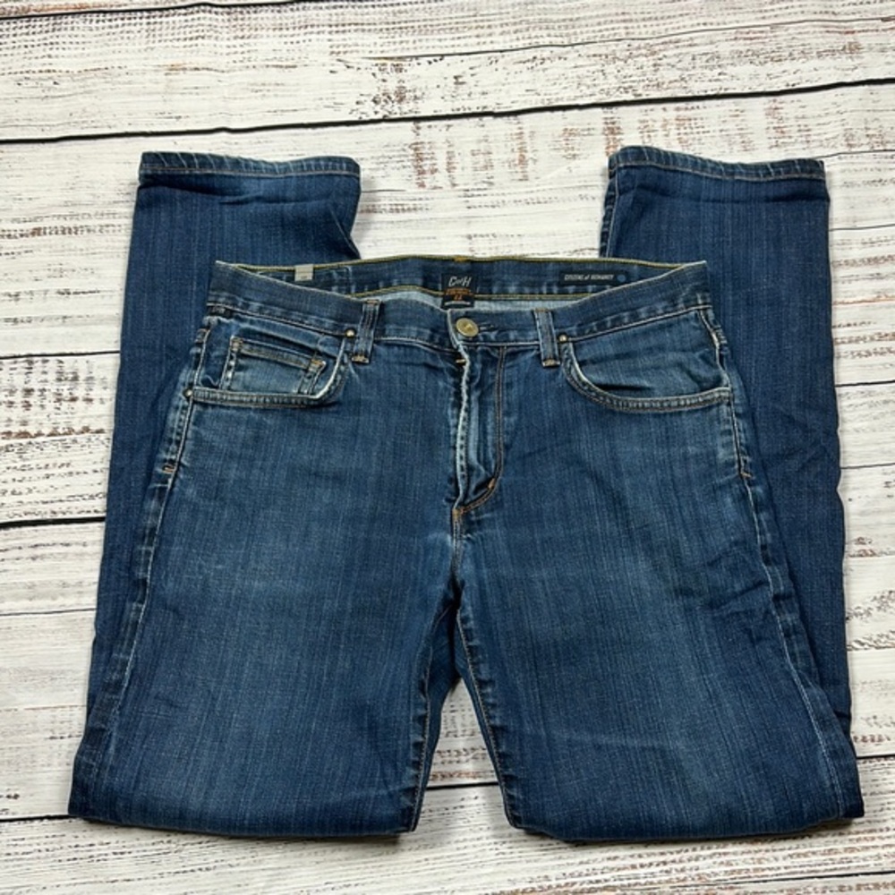 Citizens Of Humanity Blue Straight Jeans